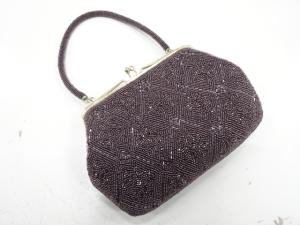 ビーズ　ハンドバッグ